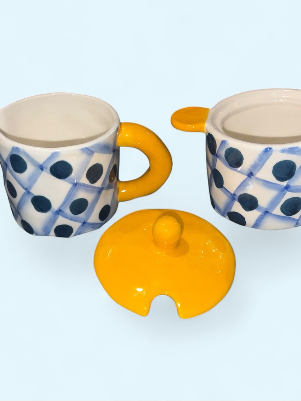 Anthropologie Tivoli Cream and Sugar Pot - Picture 2 of 4